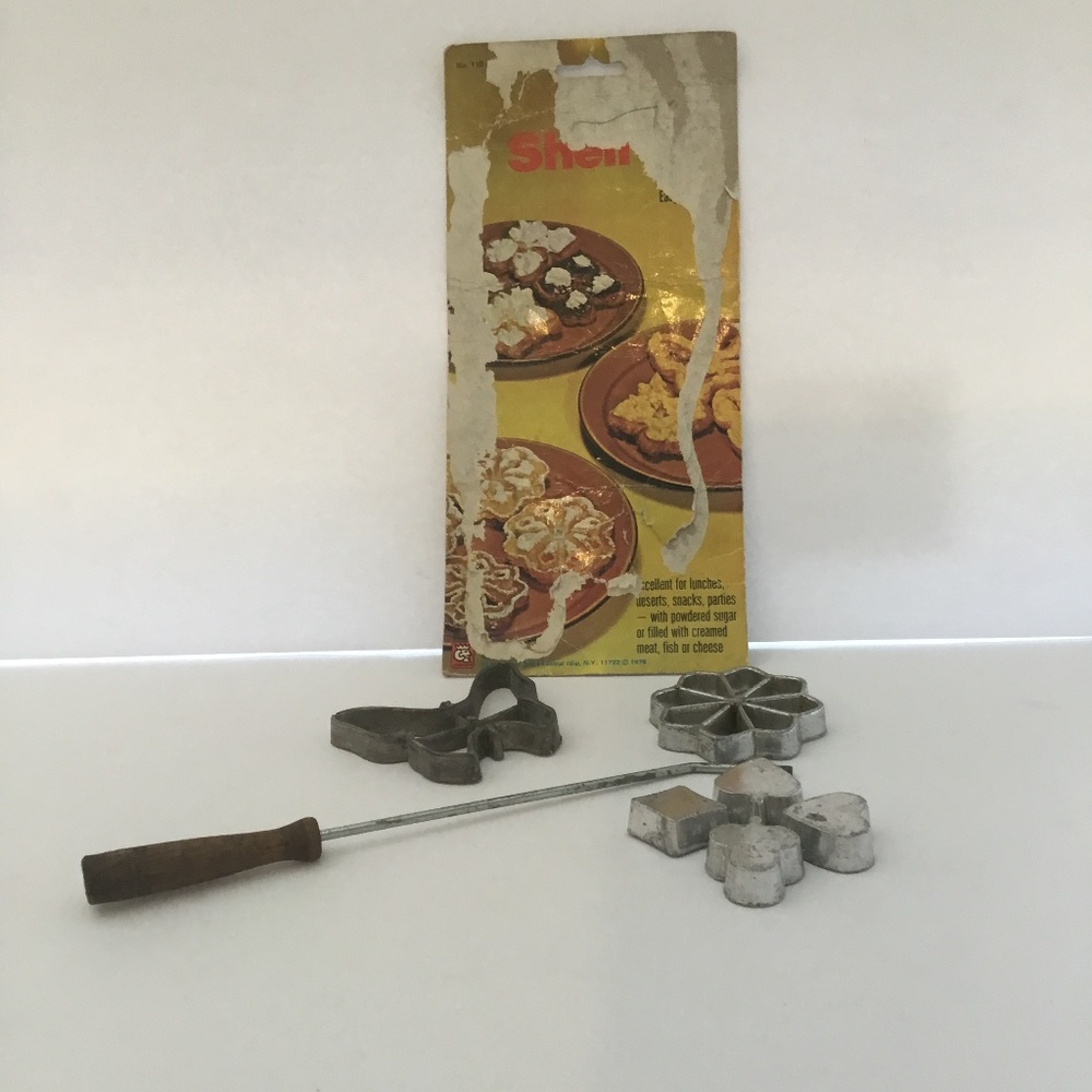 Pastry shell maker. 3 pcs. Vintage